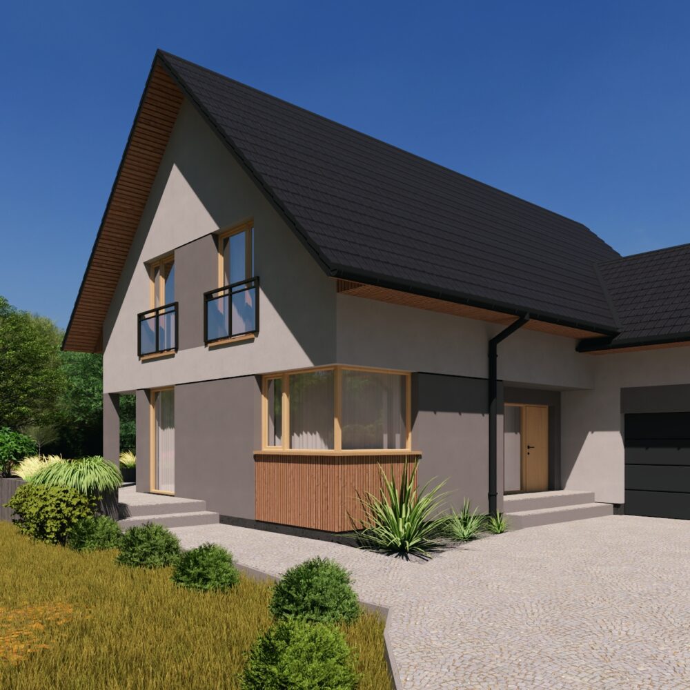 Wizualizacja elewacji Viking 5