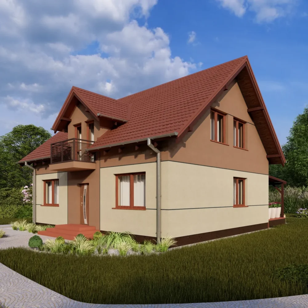Projekt elewacji domu Armanda